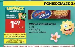 Delikatesy Centrum Wafle Grześki Gofree oferta