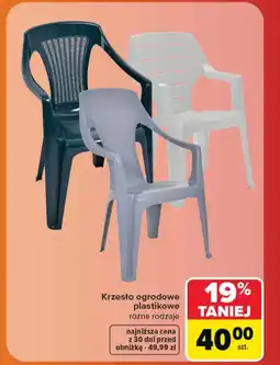 Carrefour Krzesło ogrodowe oferta
