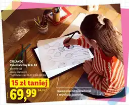 Lidl Panel świetlny LED A3 Crelando oferta