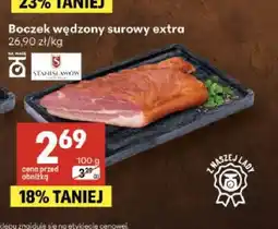 Delikatesy Centrum Boczek wędzony surowy extra Stanisławów oferta