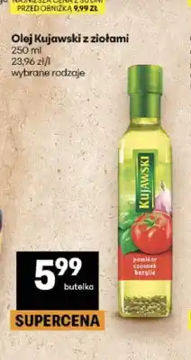 Delikatesy Centrum Olej Kujawski z ziołami pomidor czosnek bazylia oferta