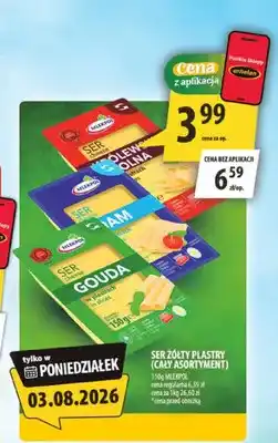 Arhelan Ser żółty plastry Mlekpol oferta