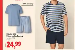 Lidl Piżama męska z bawełny Esmara Men M-XXL oferta