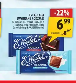 Arhelan Czekolada gorzka wiśniowa E.Wedel oferta