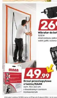 Bricomarche Drzwi przeciwpyłowe z taśmą MAAN oferta