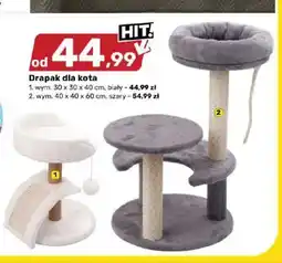 Bricomarche Drapak dla kota 40x40x60 cm szary oferta