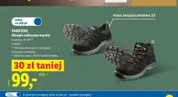 Lidl Obuwie ochronne męskie Parkside oferta
