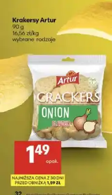 Delikatesy Centrum Krakersy Artur o smaku cebulowym oferta