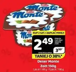 Delfin Deser Monte Zott oferta