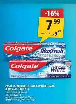 Arhelan Pasta do zębów Colgate MaxFresh Cooling Crystals oferta