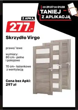 Bricomarche Skrzydło drzwiowe Virgo pokojowe oferta