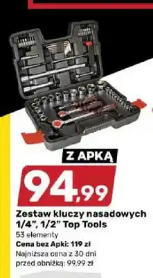 Bricomarche Zestaw kluczy nasadowych Top Tools oferta