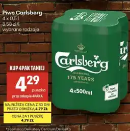 Delikatesy Centrum Piwo Carlsberg 4-pak oferta