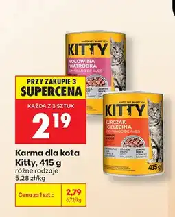 Biedronka Karma dla kota Kitty kurczak i cielęcina oferta