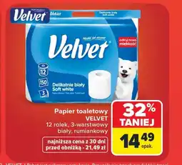 Carrefour Market Papier toaletowy Velvet oferta