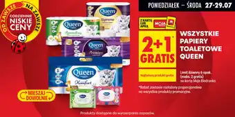 Biedronka Wszystkie papiery toaletowe queen oferta