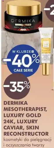 SuperPharm Dermika mesotherapist, luxury gold 24k, luxury caviar, skin reconstructor oferta