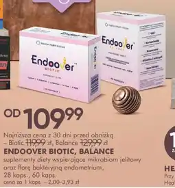 SuperPharm Endoover biotic, balance oferta