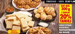Biedronka Wszystkie ciastka niepakowane na wagę oferta