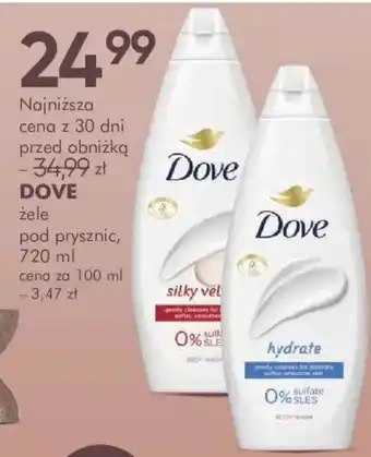SuperPharm Żele pod prysznic Dove oferta