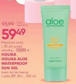 SuperPharm Holika holika aloe waterproof sun gel krem-żel do twarzy i ciała spf 50+ oferta