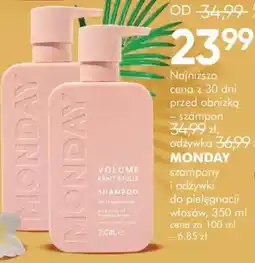 SuperPharm MONDAY szampony i odżywki do pielęgnacji włosów oferta