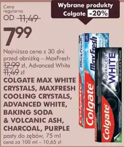 SuperPharm Colgate Max White Crystals, MaxFresh Cooling Crystals, Advanced White oferta