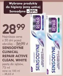 SuperPharm Sensodyne Clinical Repair Active Clean, White oferta