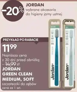 SuperPharm Jordan Green Clean Medium, Soft szczoteczki do zębów oferta