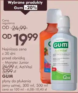 SuperPharm GUM płyn do płukania jamy ustnej oferta