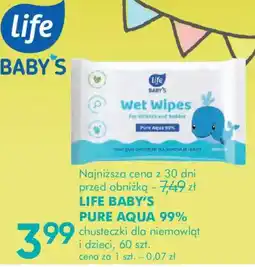 SuperPharm Life baby's pure aqua 99% oferta