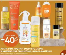 SuperPharm Avène sun, iwostin solecrin, lierac sunissime, svr sun secure, uriage bariésun dermokosmetyki przeciwsłoneczne oferta