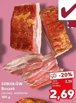 Kaufland Sokołów Boczek surowy, wędzony oferta
