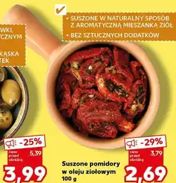 Kaufland Suszone pomidory w oleju ziołowym oferta