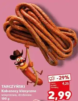 Kaufland Tarczyński Kabanosy klasyczne wieprzowe, drobiowe oferta