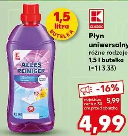 Kaufland K-Classic Płyn uniwersalny oferta