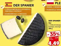 Kaufland Der Spanier Ser z mleka krowiego, koziego, owczego oferta