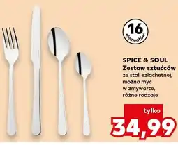 Kaufland SPICE & SOUL Zestaw sztućców ze stali szlachetnej oferta