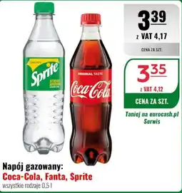 Eurocash Napój gazowany: Coca-Cola, Fanta, Sprite oferta