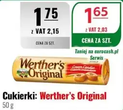 Eurocash Cukierki: Werther's Original oferta