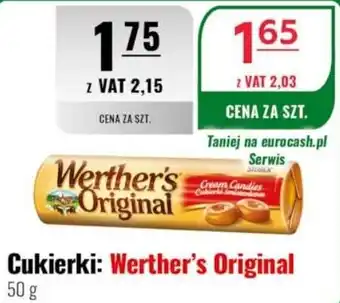 Eurocash Cukierki: Werther's Original oferta