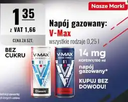 Eurocash Napój gazowany: V-Max oferta