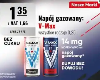Eurocash Napój gazowany: V-Max oferta