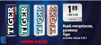 Eurocash Napój energetyczny, gazowany Tiger oferta