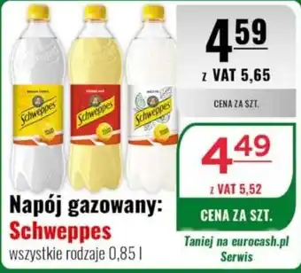 Eurocash Napój gazowany: Schweppes oferta