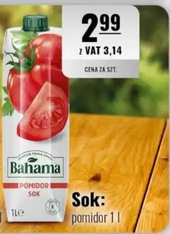 Eurocash Sok: pomidor 1 l oferta