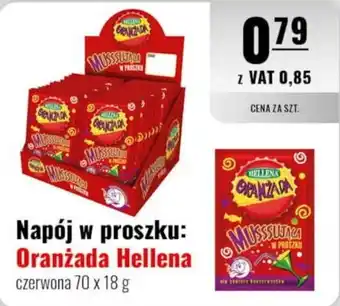 Eurocash Napój w proszku: Oranżada Hellena czerwona oferta