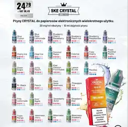 Eurocash Płyny CRYSTAL do papierosów elektronicznych wielokrotnego użytku. oferta