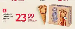 Selgros Lody rożki Sammontana Cono Cinque Stelle Caramello Salato 6-pak oferta