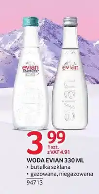 Selgros Woda gazowana Evian oferta
